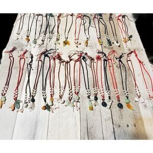 Adjustable Silk Jade Necklaces-Handmade